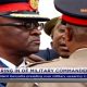 President Kenyatta Swears in military commanders