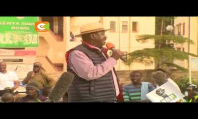 Odinga apokelewa kwa mbwembwe kutoka JKIA