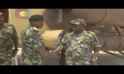 Kenyatta in historic visit to KDF in Somalia
