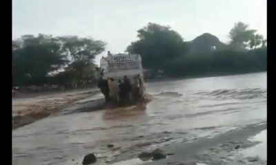 Lorry swept away by floods  in Turkana