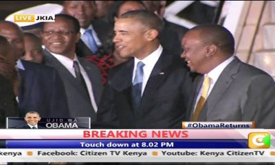 Obama Arrives in Kenya