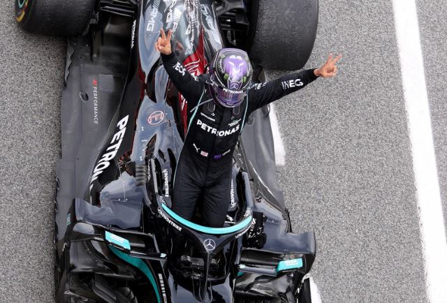 Seven times world champion: Lewis Hamilton takes fifth Spanish Grand Prix win in a row : The standard Sports