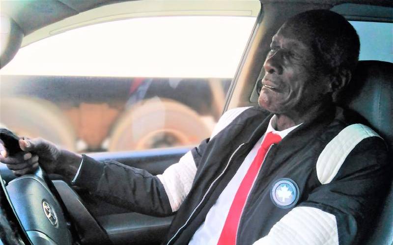 Mzee Kibor sees the light, baptized at a local hotel in Eldoret