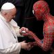 Pope Francis meets Spiderman at the Vatican, blessed his work of visiting the sick