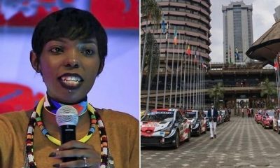 Adelle Onyango shows off hubby’s Safari Rally car [Video]