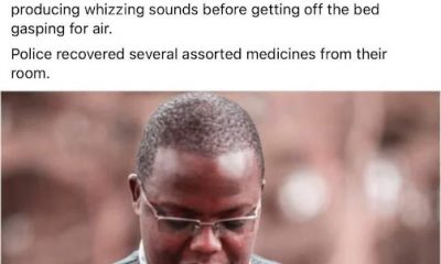 Joseph Ngaruiya, 40, who died at Myra apartments, Kilimani had blue pills, police reports