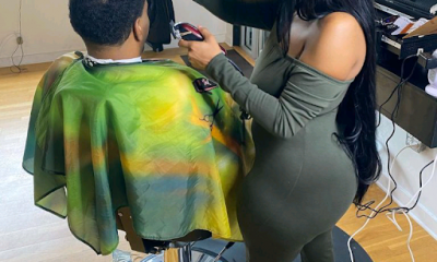 [PHOTOS] Voluptuous Curvy female barber causes storm online, breaks the internet