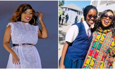 Thank you God, NTV anchor Frida Mwaka reacts after her sister’s 400 KCPE marks
