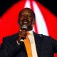Raila Odinga speaks at a forum organised by the Kenya Private Sector Alliance