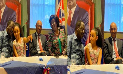 Raila Wowed by Little Girl Who Recited Success Poem For Him in UK