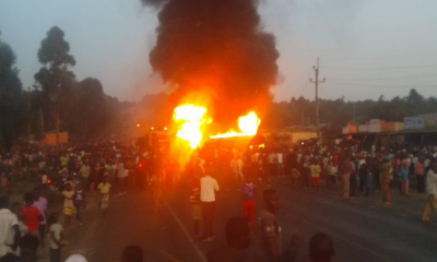 Several Feared Dead After Fuel Tanker Explodes in Kakamega County (Video)