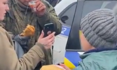 Emotional Video of Ukrainians Feeding, Comforting Captured Russian Soldier Goes Viral