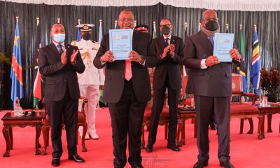 Uhuru, Tshisekedi Sign Treaty of Accession of DR Congo Into EAC