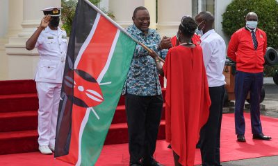 Uhuru Hands Over National Flag to Kenya’s Deaflympics Team