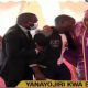 Bishop Muheria Saves Man From Dog’s Beating After Interrupting Kibaki State Funeral