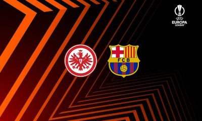 Which TV channels will air Europa League quarter final leg 1 Eintracht Frankfurt vs Barcelona
