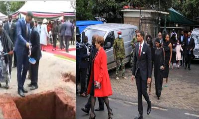 Kibaki’s Grandson Pulls Out His Ring, Throws it in Grandpa’s Grave