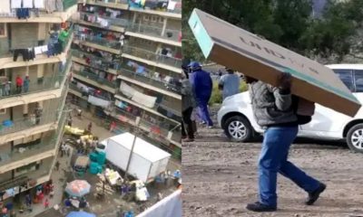 Scene as Nairobi Man Finds Sidechick Cheating on Him, Sweeps Everything He’d Bought For Her