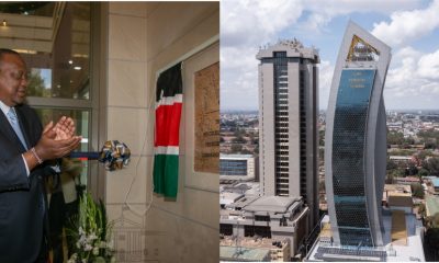 Uhuru Officially Opens Solar Powered CBK Pension Towers