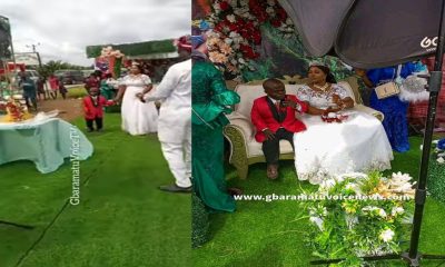 Short-statured Man Marries Beautiful Lady as 2nd Wife in White Wedding