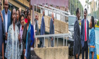 Excitement as Karua, Munya and Moi Arrive at KICC For Unveiling of Raila Running Mate