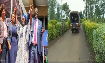 Police Cars Spotted Entering Martha Karua’s Rural Home After Running Mate Nomination