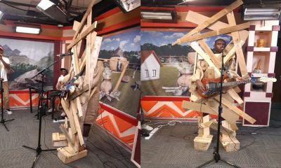 ‘Embarambamba Mkikuyu’: Singer Scares The Studio After Showing Up With Wooden Clothes