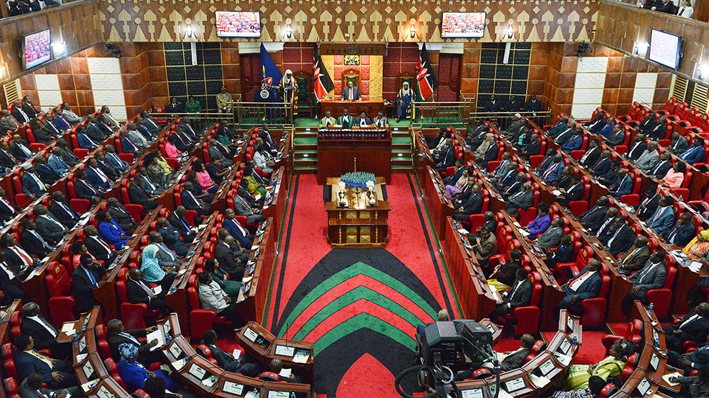 Kenyan parliament is expected to dissolve today 9