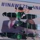 A campaign billboard displaying the images of Azimio la Umoja presidential candidate Raila Odinga and his DP Karua  vandalized in Bomet County