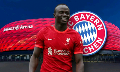 Liverpool star Sadio Mane joins Bayern Munich on a 3-year deal