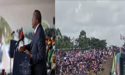 Uhuru Watches in Shock as Angry Kenyans Reject His Message at Madaraka Day Event