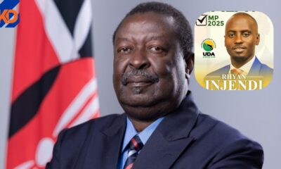 Ryan Injendi Hits Out at Mudavadi Over Malava UDA Nominations