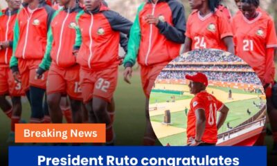President Ruto Congratulates Harambee Starlets, Pledges Sh1 Million Each After Historic WAFCON Qualification