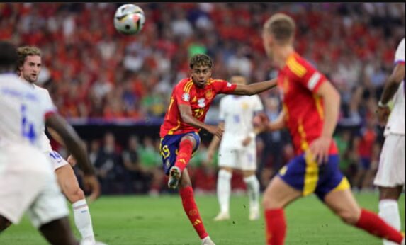 Lamine Yamal dictating play for Spain, symbolizing the new blueprint of modern Spanish football.