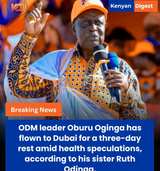 Maverick Aoko Sparks Debate as Oburu Oginga Flies to Dubai Amid Health Speculations