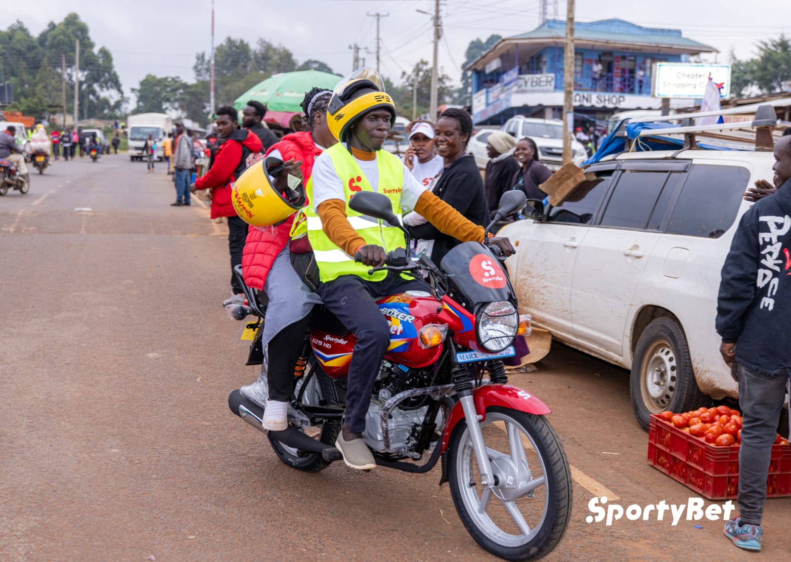 Chepterit Comes Alive During SportyBet Kenya Gifts Motorbike to Loyal Fans