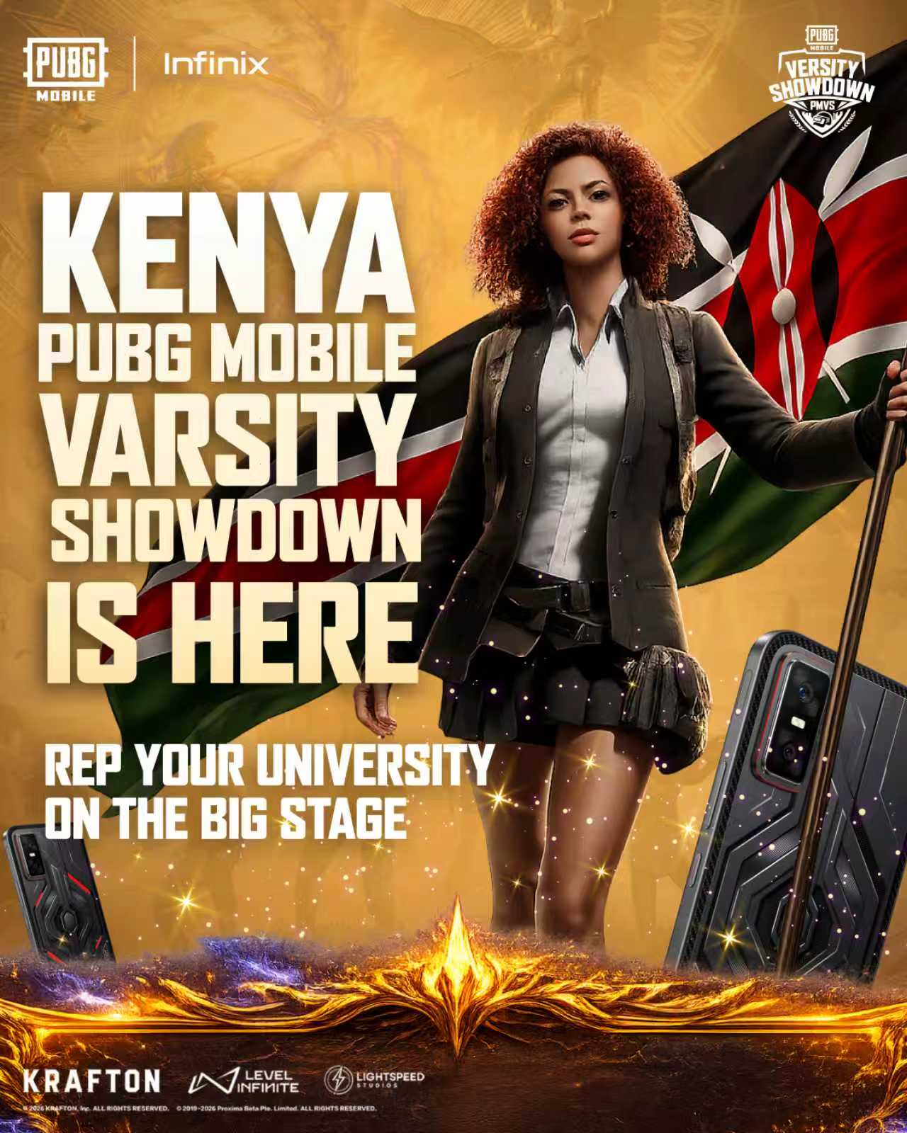 Infinix Ignite Kenya Varsity Showdown With $1,000 Prize as PUBG Mobile Targets Campus Gamers